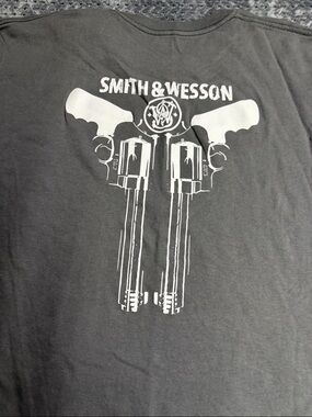 Smith & Wesson Men’s Short Sleeve Tee - Charcoal Gray